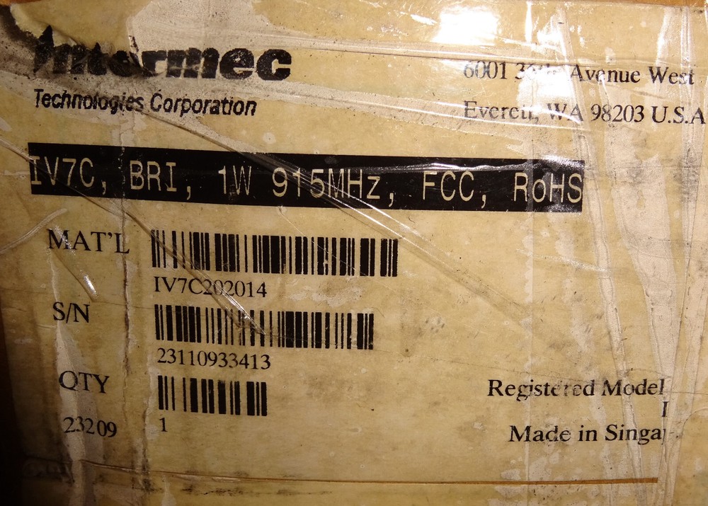 Intermec IV7C202014 Intellitag Vehicle Mount RFID Reader IV7 NEW