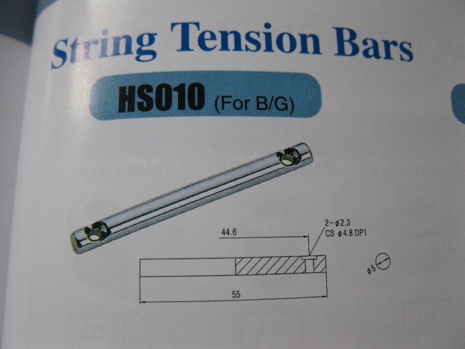 Guitar Retainer Bar String Tree Guide String for Floyd Rose Style, tension bar