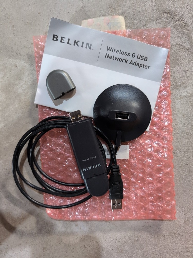 Belkin Wireless G USB Network Adapter, Network adapter USB 2.0 **New, Open Box**