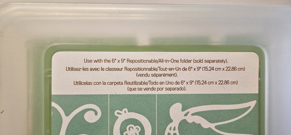Cricut Cuttlebug Repositionable Set – Fruit Punch Embossing Plates