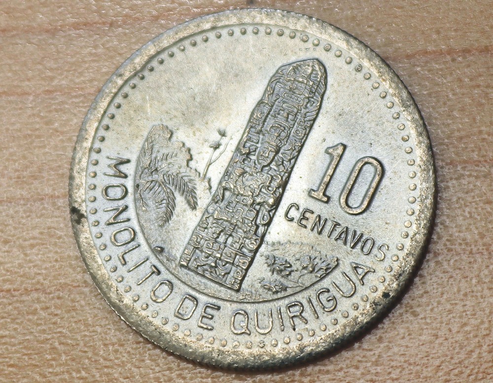 1995 Guatemala 10 Centavos