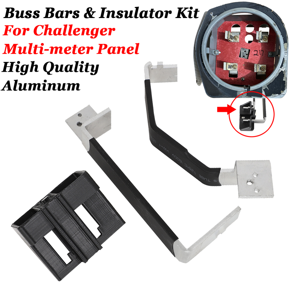 For Challenger Multi-meter Panel Buss Bars Insulator Rebuild Kit Aluminum Billet