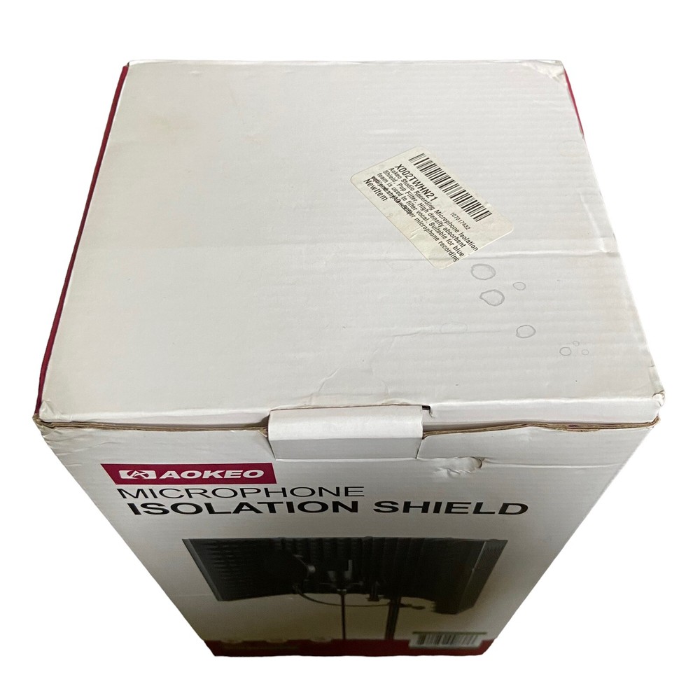 New Aokeo Microphone Isolation Shield Model AO 505 Metal Shell Studio Sound