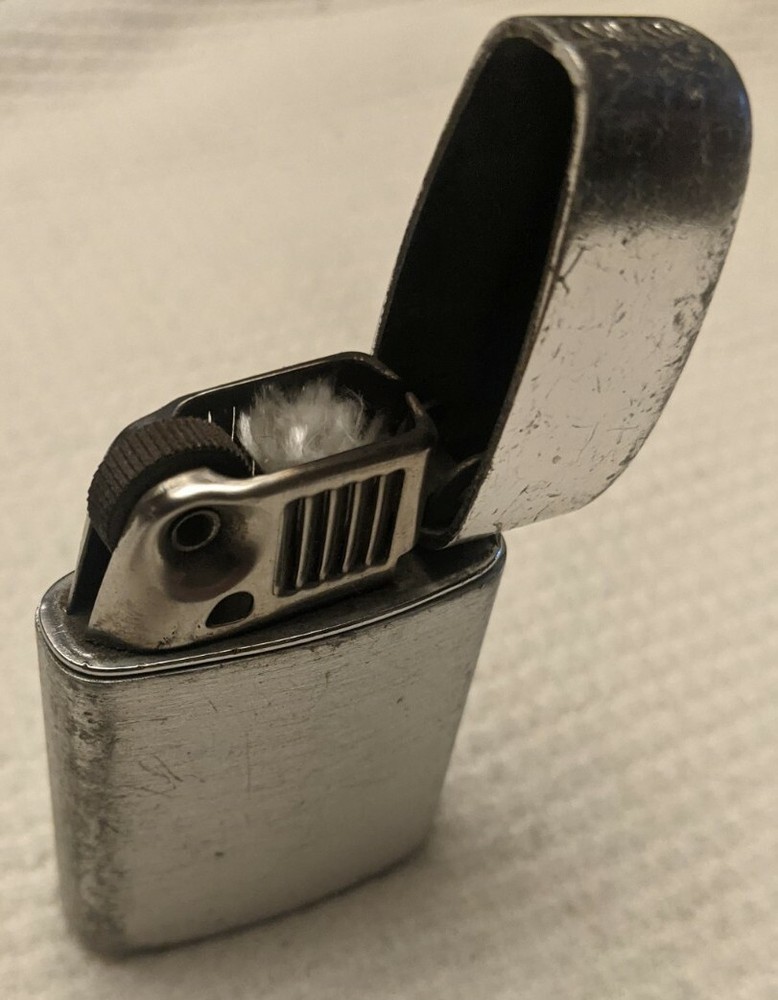 Vintage Ronson Typhoon Silver Tone Lighter