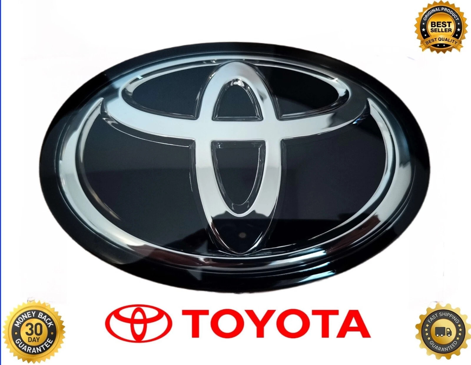 For TOYOTA COROLLA 2017-19 Emblem RAV4 AVALON 15-18 C-HR 17-19 Front Grille Logo