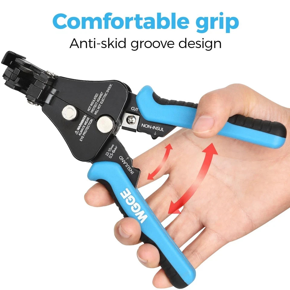 Automatic Heavy Duty Wire Stripper / Cutter 3 IN 1 Adjustable Wire Stripper Tool