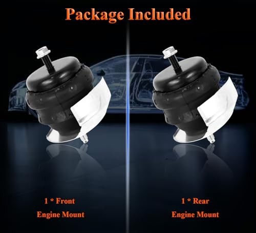 Engine Motor Mount Set 2Pcs Compatible with Cadillac 2003-2014 CTS, 2004-2009