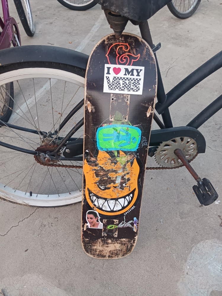 Powell Peralta Ripper Black Red Old School Skateboard Deck