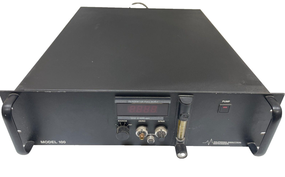 California Analytical Instruments Model 100 Infrared Co2 Analyzer