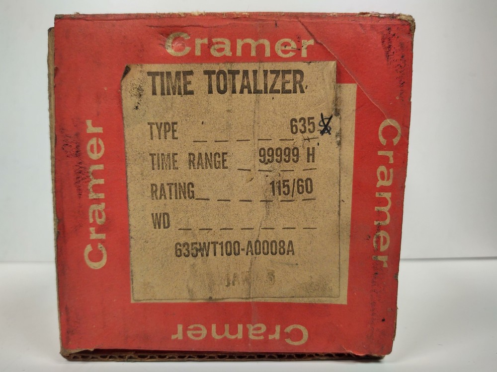 Cramer 635 5 Digit Time Totalizer