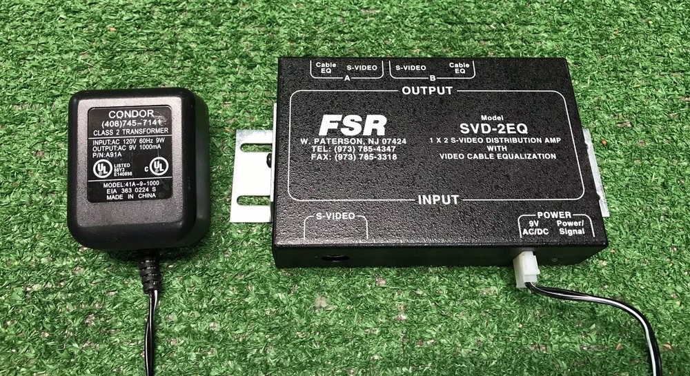 FSR SVD-2EQ VIDEO DISTRIBUTION AMP WITH VIDEO CABLE EQUALIZATION