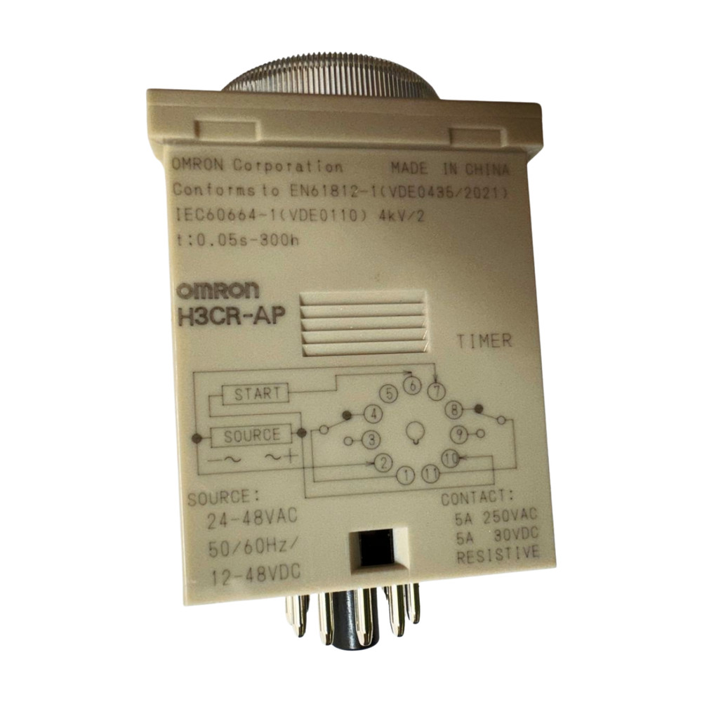 Omron H3CR-AP Solid State Timer, 0-1.2min 24-48VAC, 12-48VDC, 2680S1