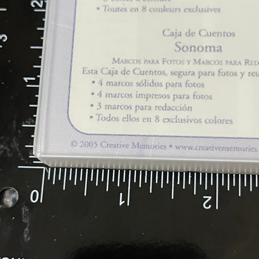 Creative Memories VINEYARD Storybox Paper & Stickers