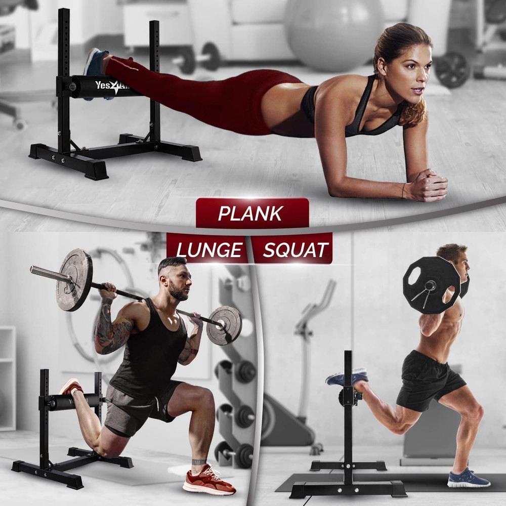Bulgarian Split Squat Stand - Single Leg Squat Roller & Bodyweight Training