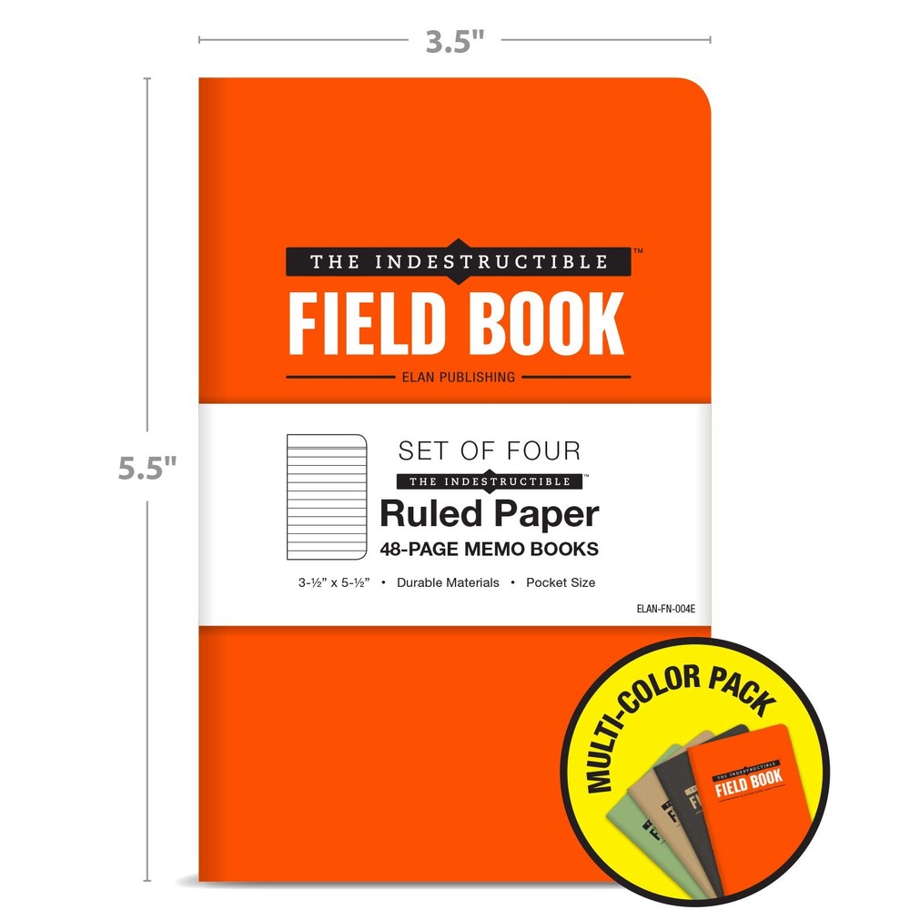The Indestructible, Waterproof, Tearproof, Weatherproof Field Notebook -