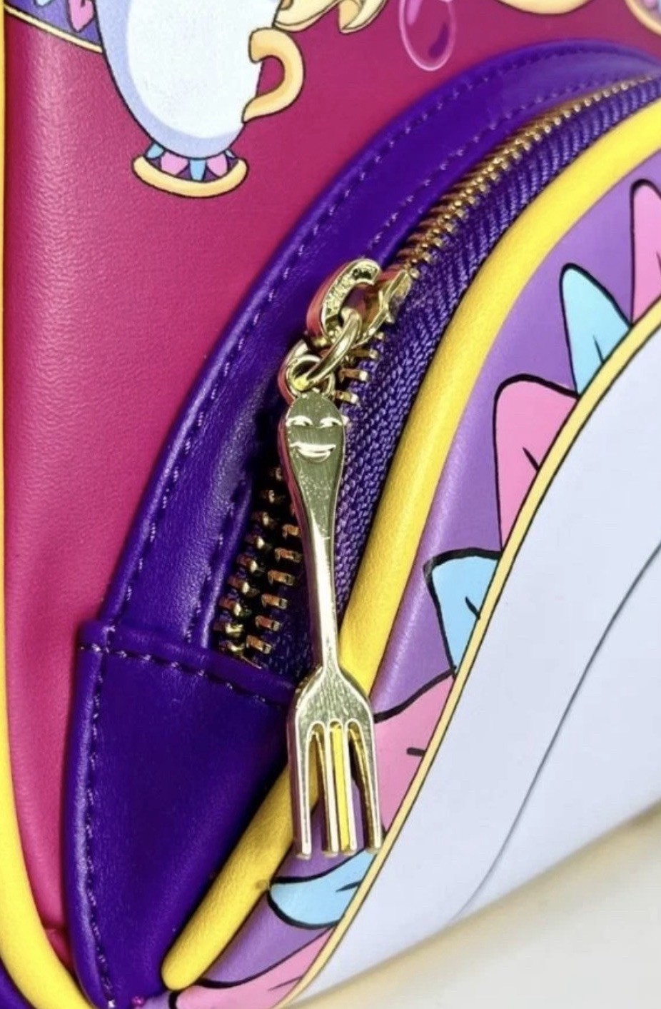 Loungefly Disney Beauty and the Beast Be Our Guest Exclusive Mini Backpack New