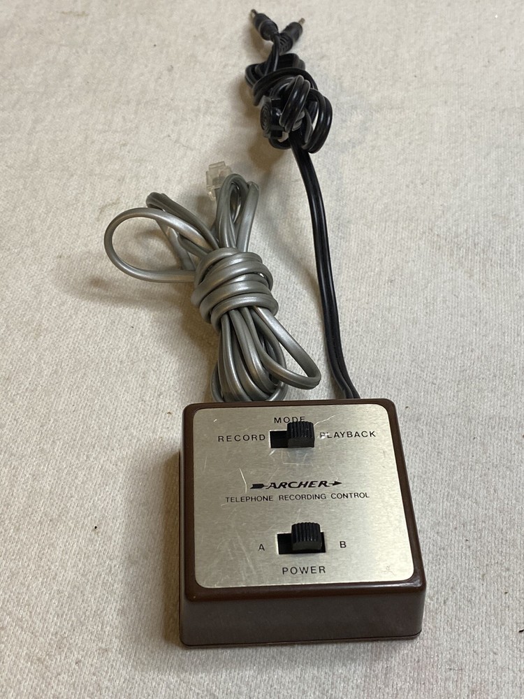 Genuine Archer 43-236B Telephone Automatic Recording Control Cable