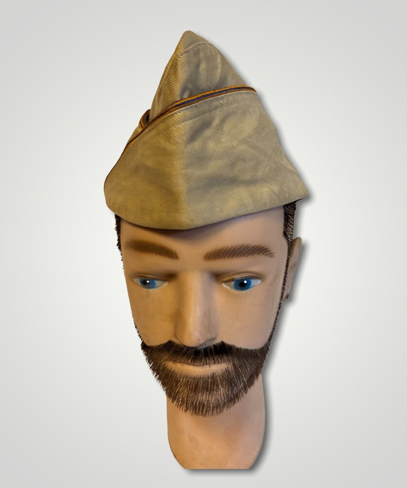 WW2 US Military Garrison Cap Hat Khaki c