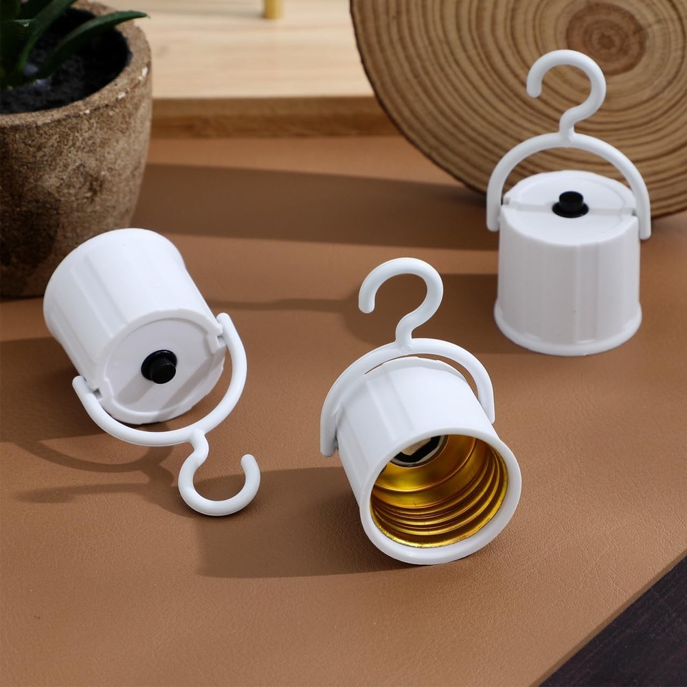 20 Pack E27 Emergency Bulb Socket Holder - 1500mAh Rechargeable with Heavy-Du...