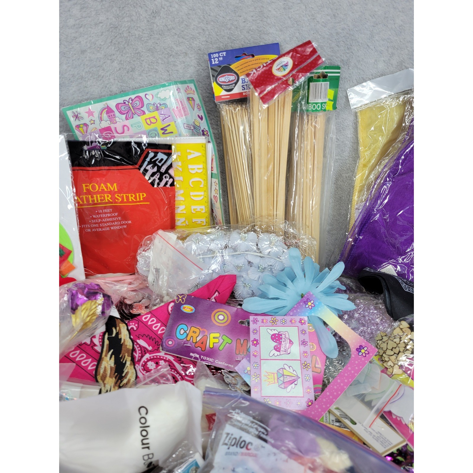 13lbs Craft Supplies Lot Assorted Art Decor Party Supplies Decorating Projects