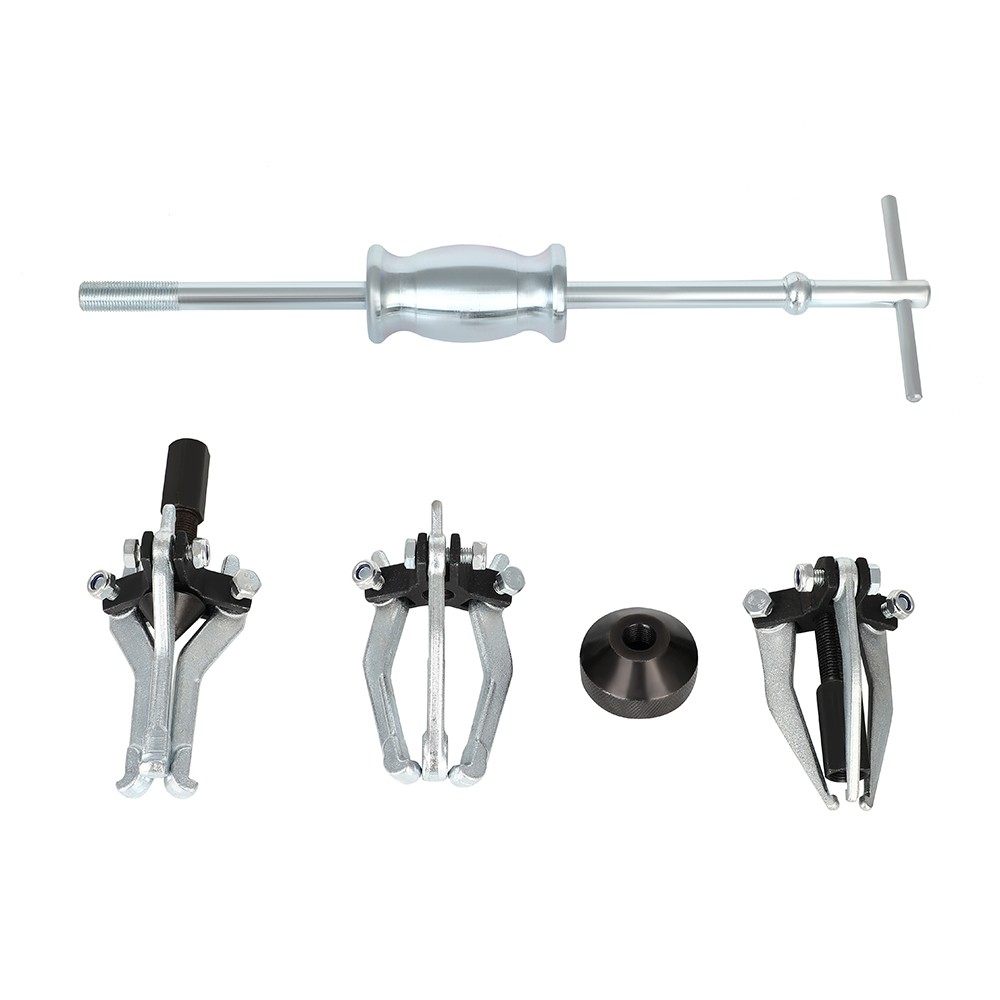 3 Jaw Gear Bearing Slide Hammer Puller Internal External Puller Tool Kit