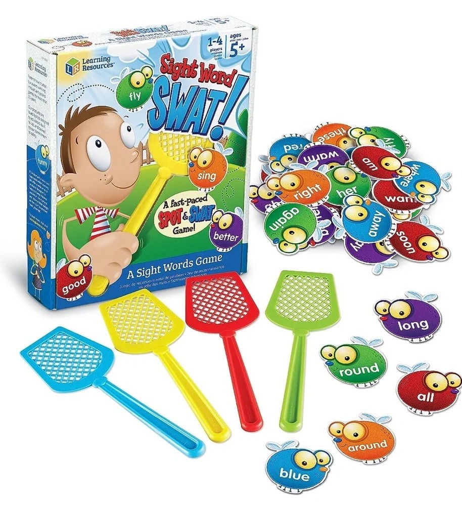 Learning Resources Sight Word Swat a Sight Word Game, Visual, Tactile & Auditory