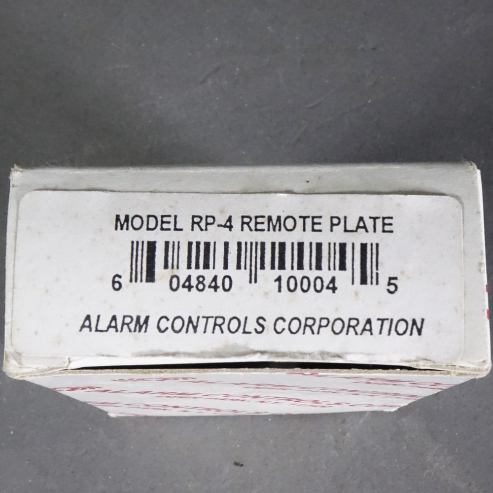 Alarm Controls RP-4 Remote Plate