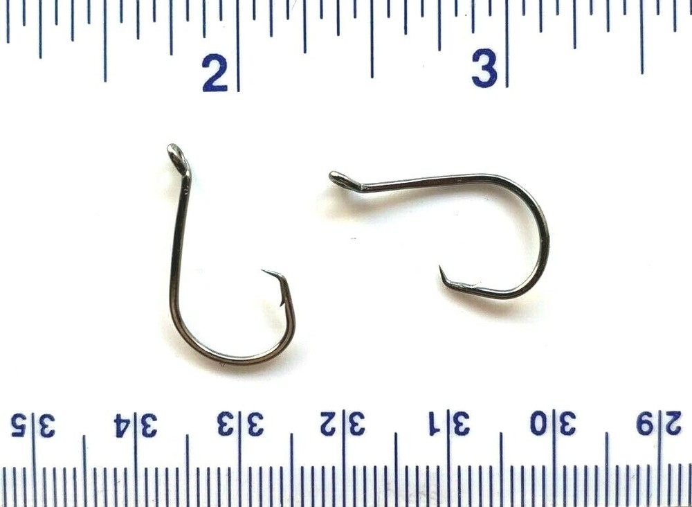 1000 GT 2X Offset Circle Fish Fishing Hooks size 4 - bulk 7384
