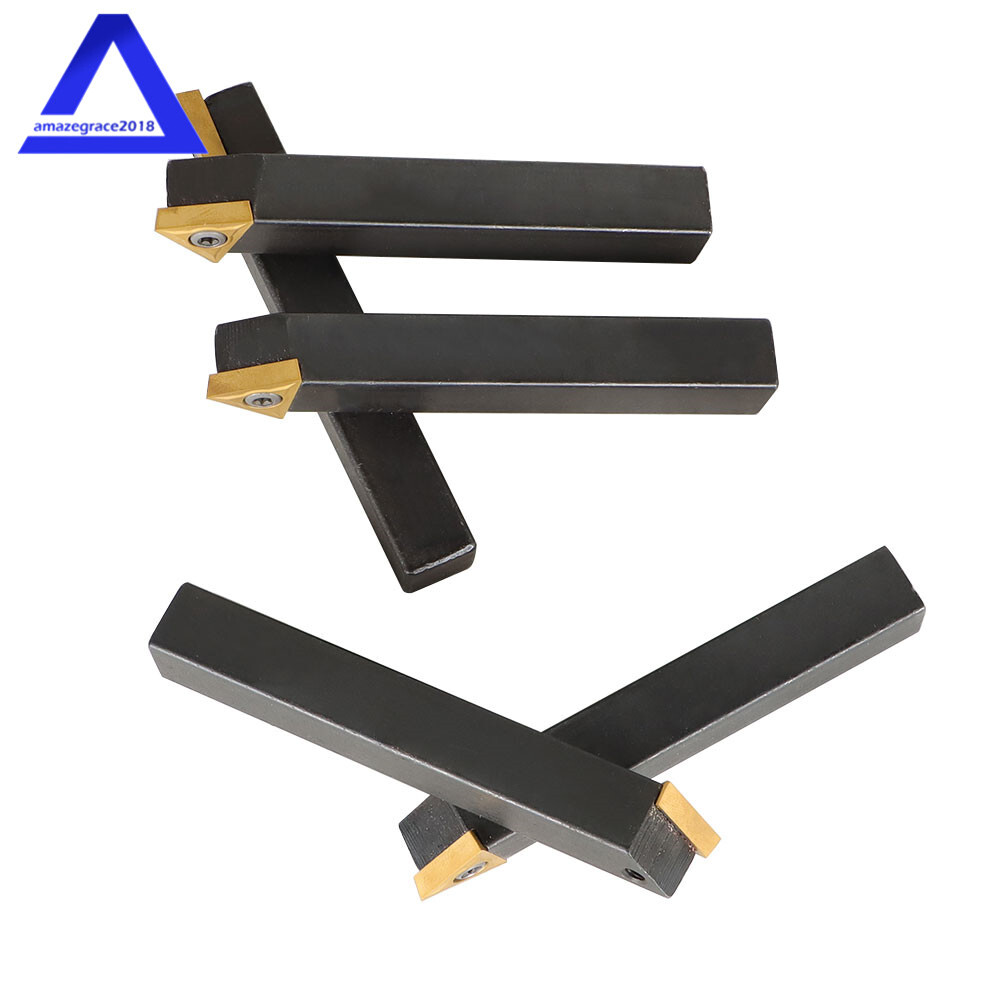5Pcs 1/2" Indexable Carbide Insert Turning Tooling Bit Holder Set For Lathe