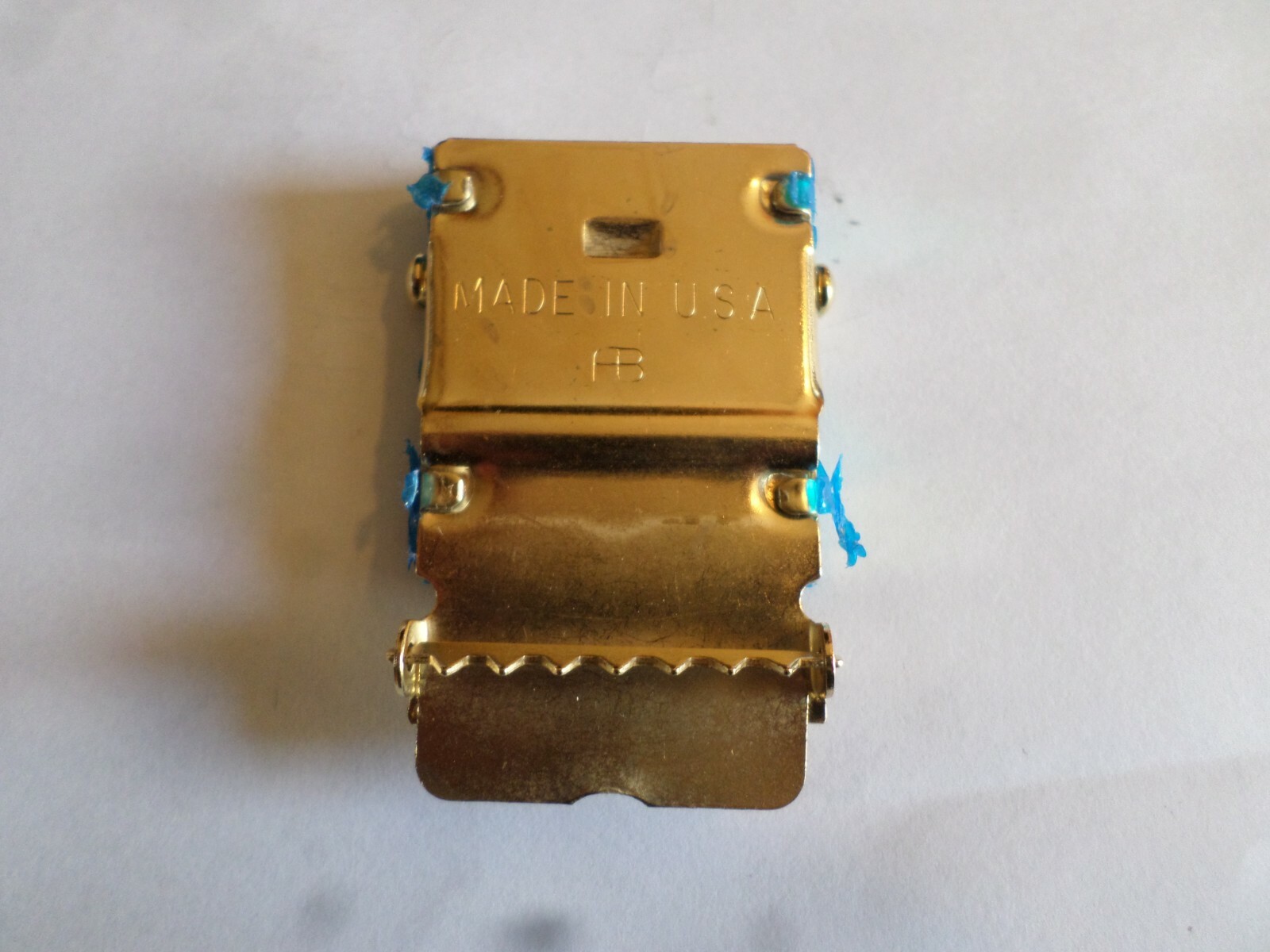 U.S MILITARY BLACK WEB BELT WITH SOLID BRASS BUCKLE U.S.A MADE 54" HEAVY WEB