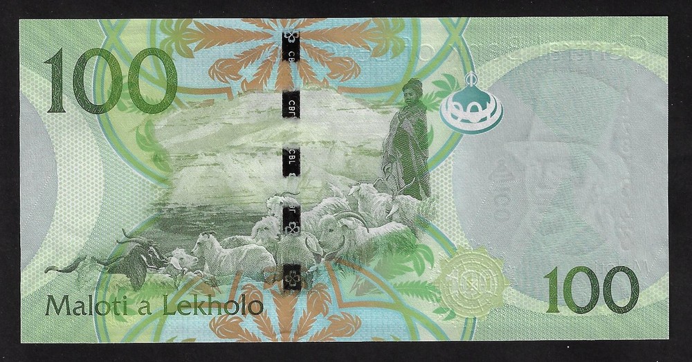 Lesotho 100 Maloti 2010 P-24 UNC