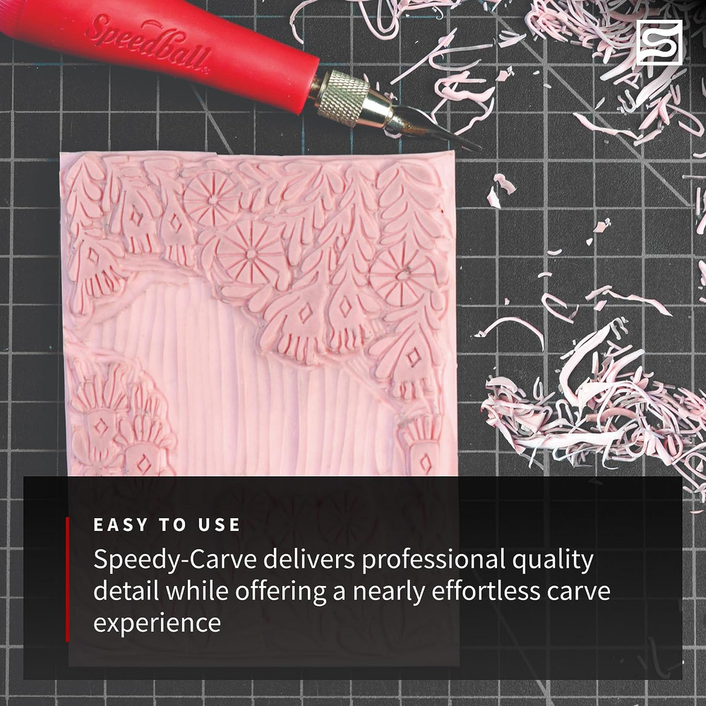 Block Printing Starter Kit 1 Set Includes Ink Brayer Lino Handle Cutters
