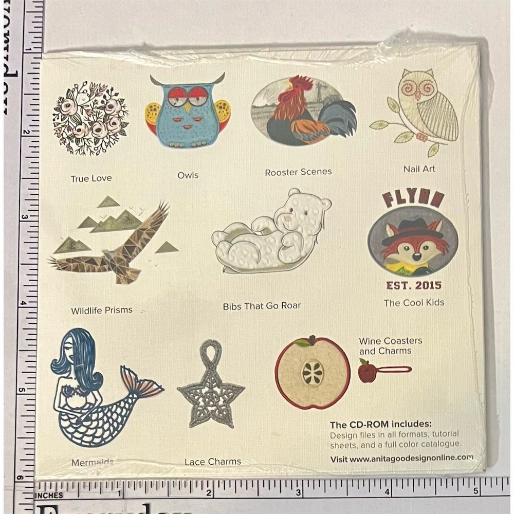 Anita Goodesign CD Machine Embroidery Designs Sampler
