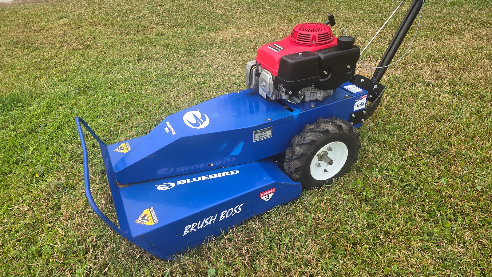 MAKE OFFER Blue Bird / HONDA Brush Mower Cutter Hydro Drive 26" fits Billy Goat