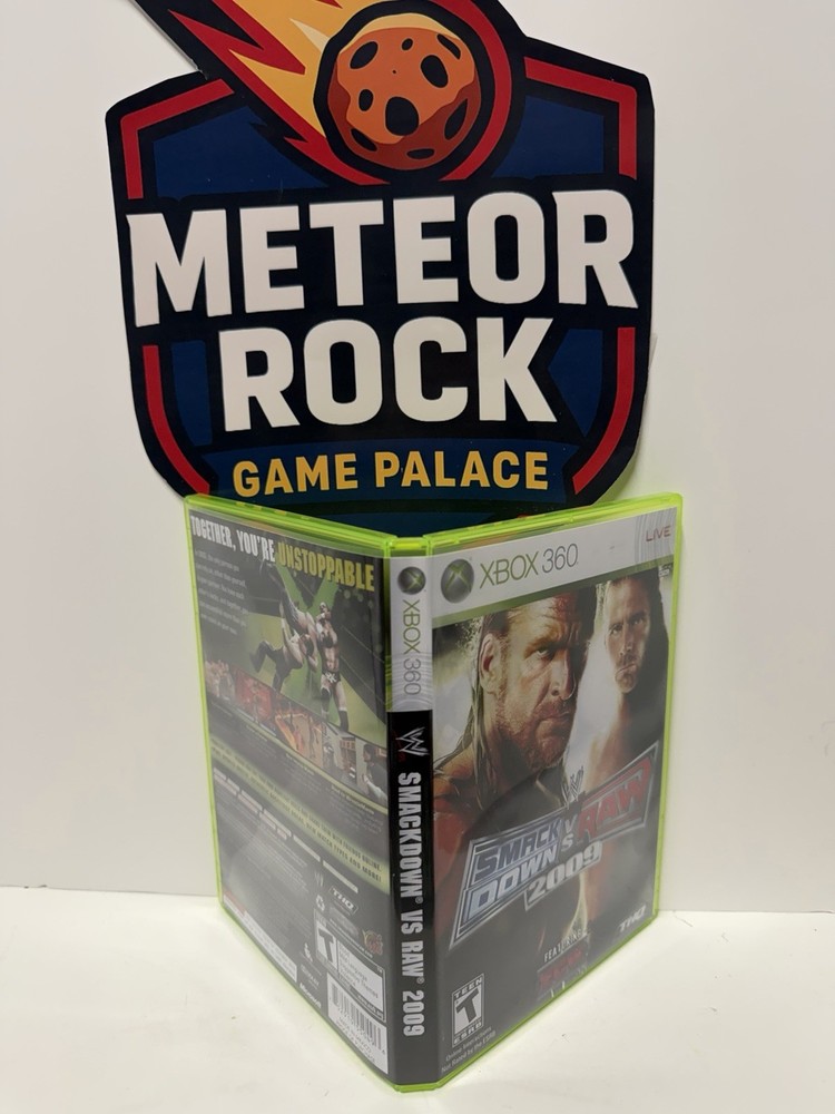 Smackdown Vs Raw 2009 - Xbox 360 - Replacement Case Only (Game Not Included)