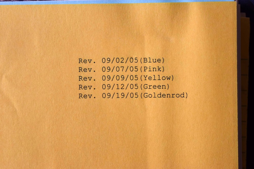 2005 Hunter's Moon Original Script + Crew List + Contact List
