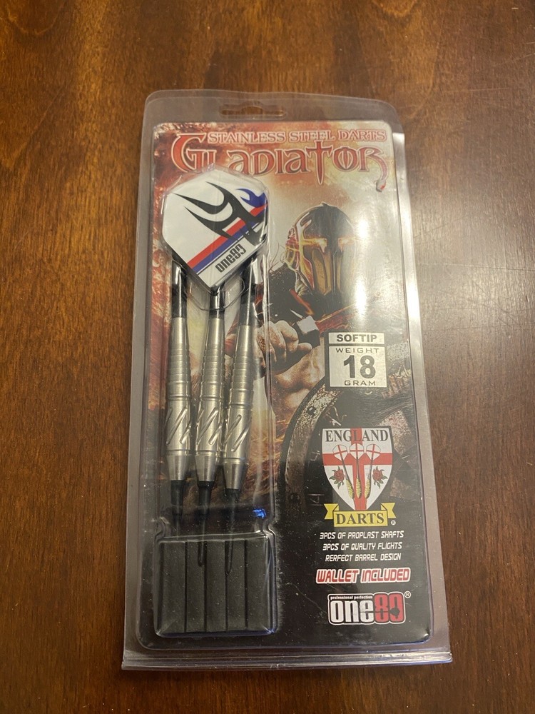 New ONE80 Gladiator 18 Gram Soft Tip Darts