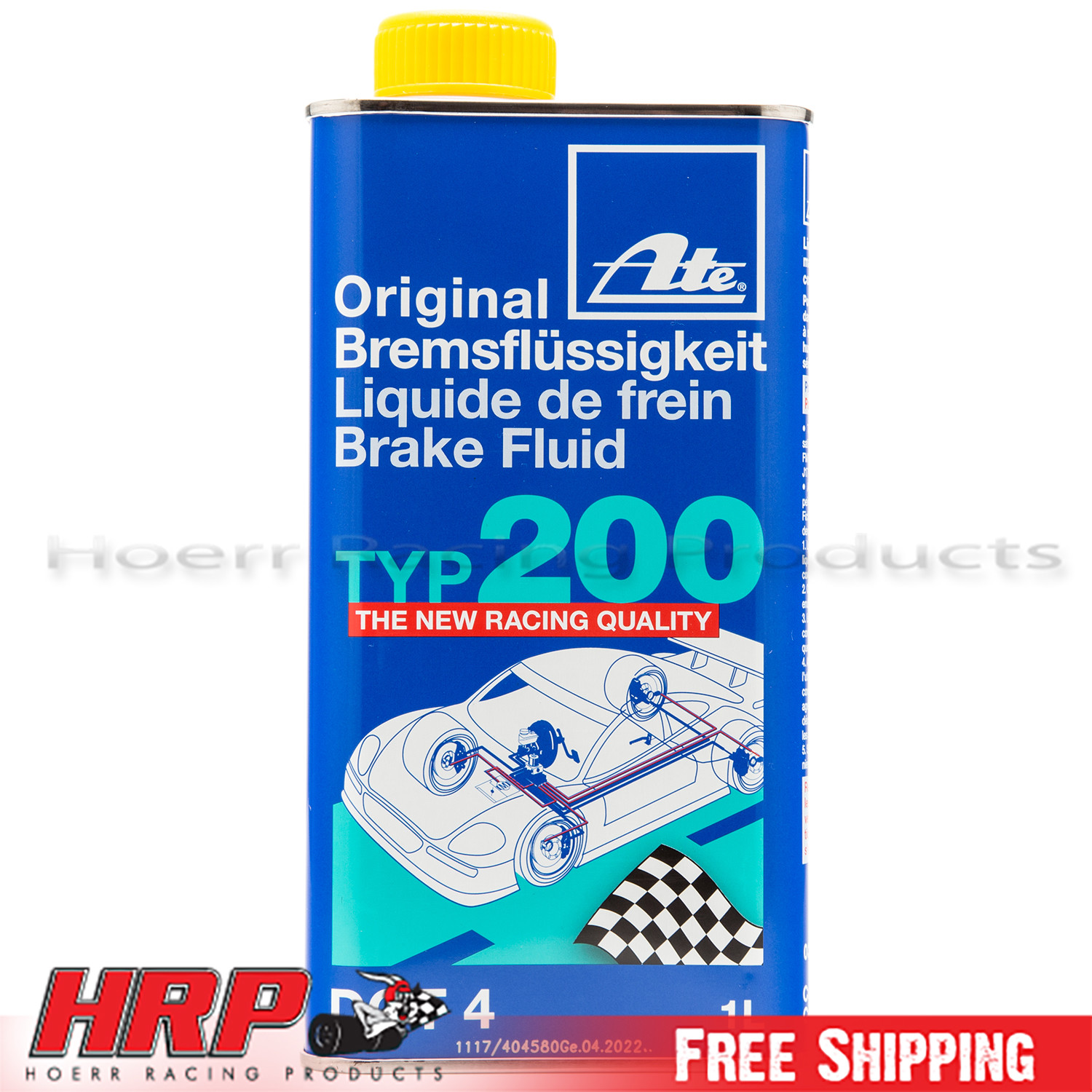 ATE 706202 Type 200 - DOT 4 Racing Brake Fluid