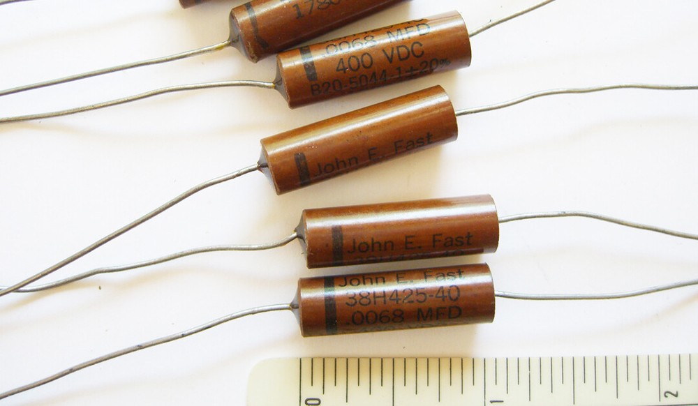 10 NOS John E Fast Capacitors .0068 uf 400 v