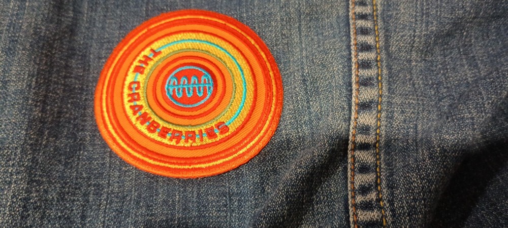 The Cranberries Circle Logo 3 Inch Iron On Patch