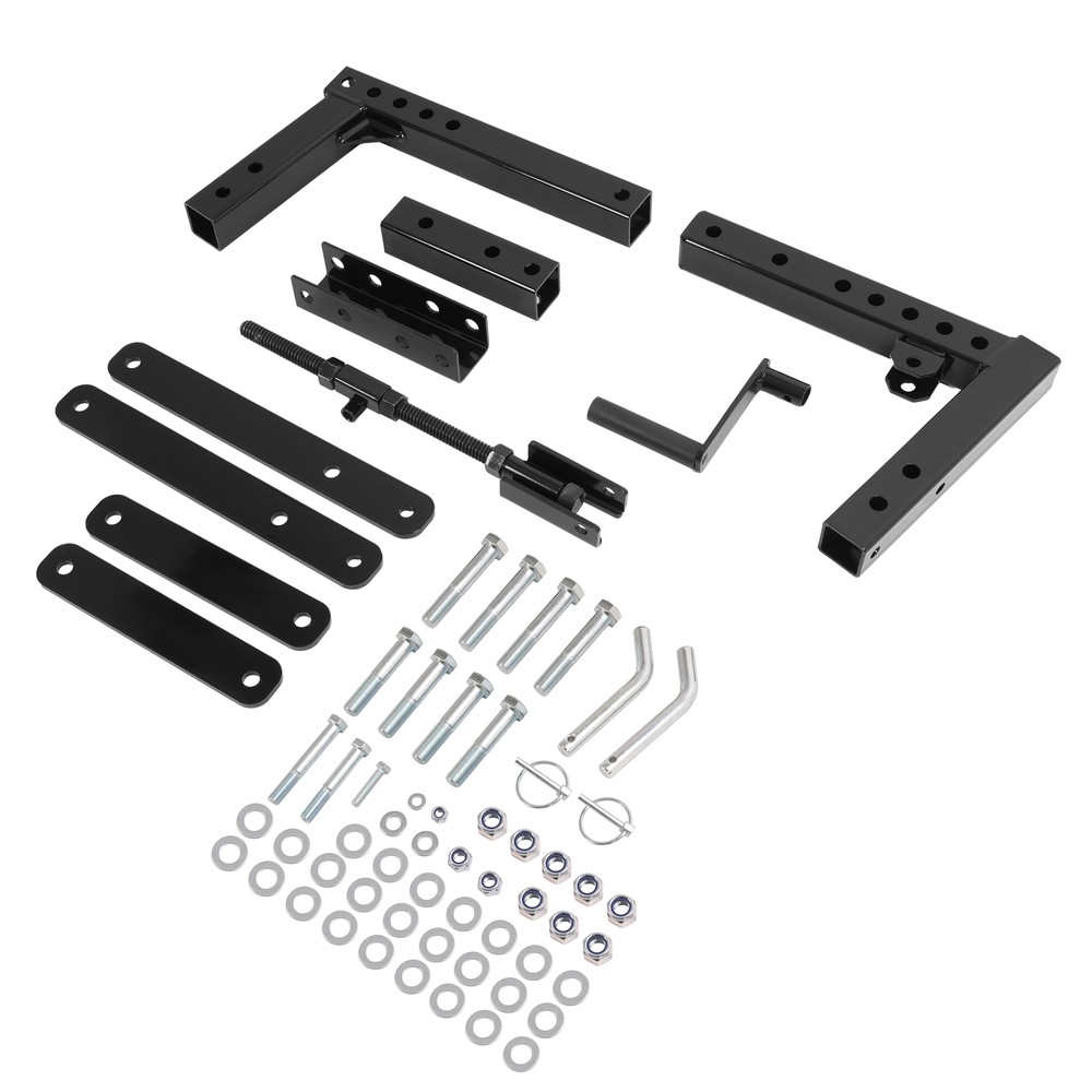 1 Point Hitch Implement Lift Adjustable For ATV UTV Lawn Tractor w/ 2" Receiver