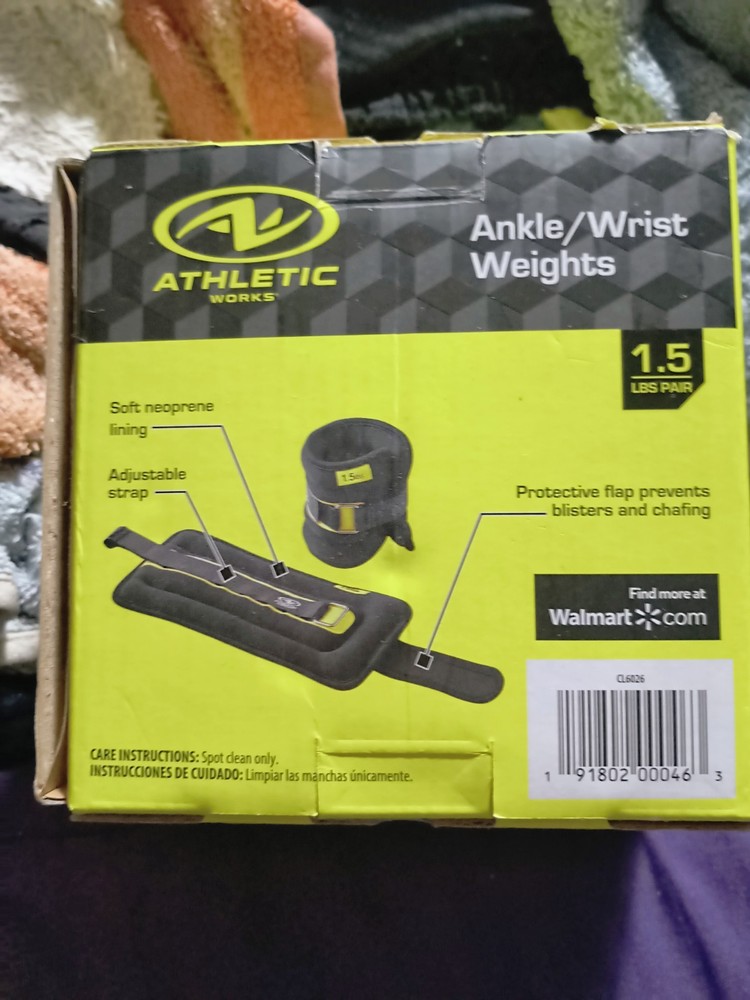Wrist/Ankle Weights 1.5-Pound Pair (3 Lb Total) ADJUSTABLE