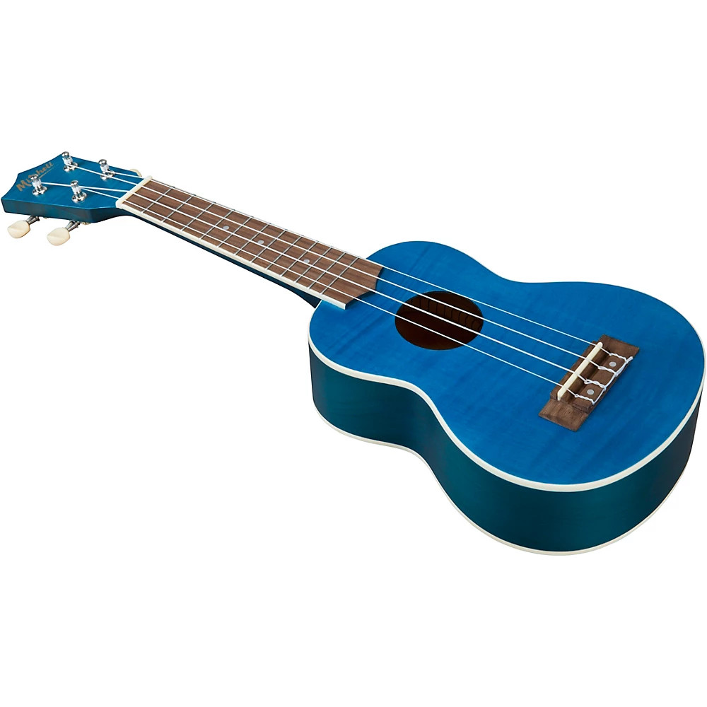 Mitchell MU45F Exotic Ukulele Flamed Maple Blue