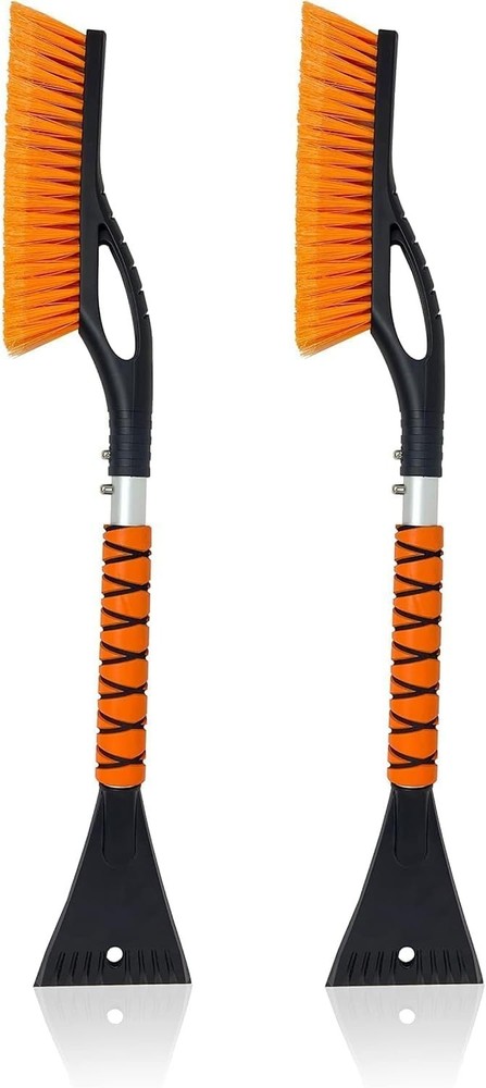 Compact 27" Detachable Snow Brush & Ice Scraper - Keep Your Car Winter Ready