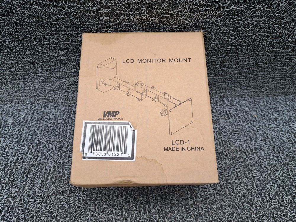 VMP LCD-1 Silver Multi Configurable Small Flat Panel Wall Mount,