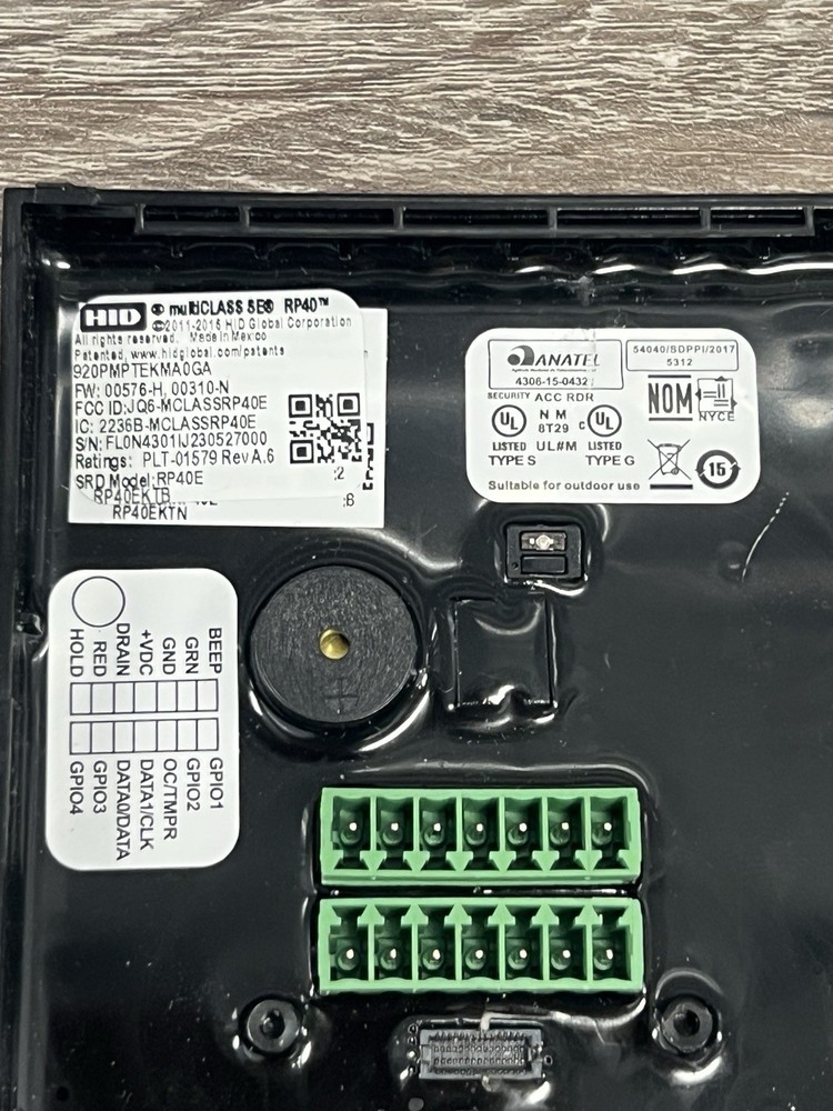 HID 920MPTEKMA0GA multiCLASS RP40EKTB Wall Switch Reader