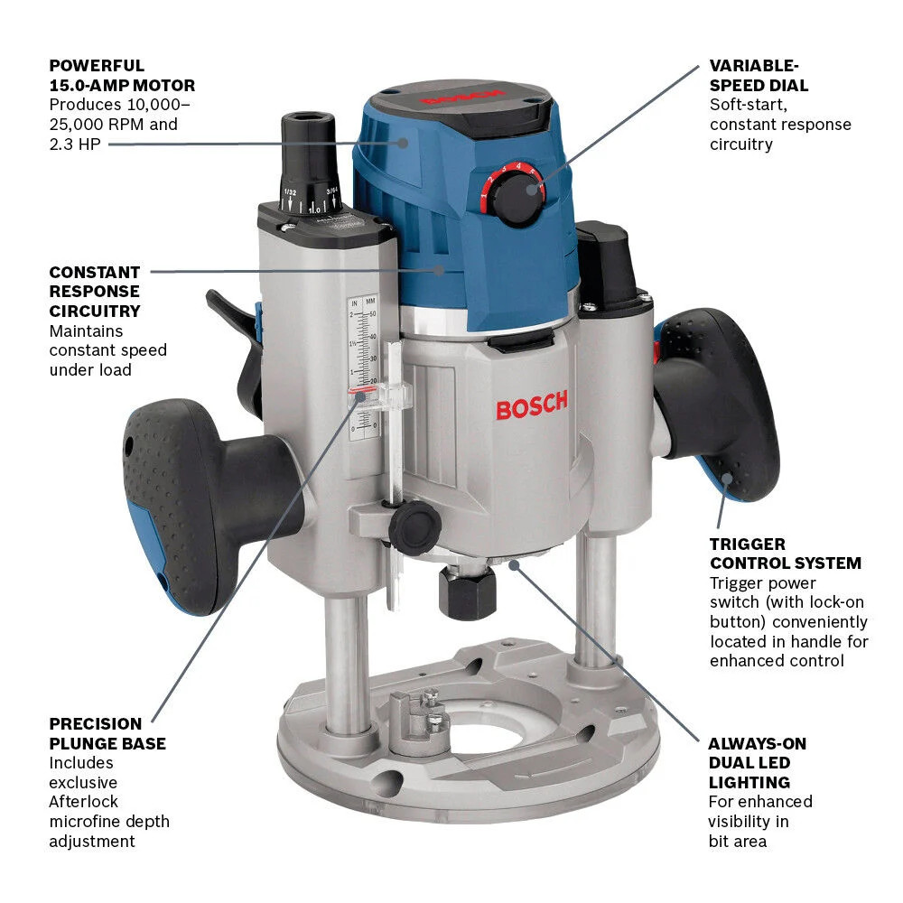 Bosch Plunge Base Router Refurbished