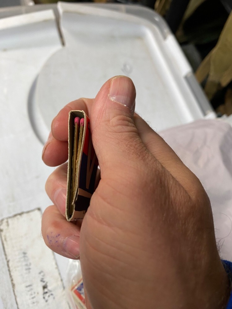 ORIGINAL WWII US ARMY GI PERSONAL ITEMS MATCHSTICK BOOKLET-NOS UNISSUED,