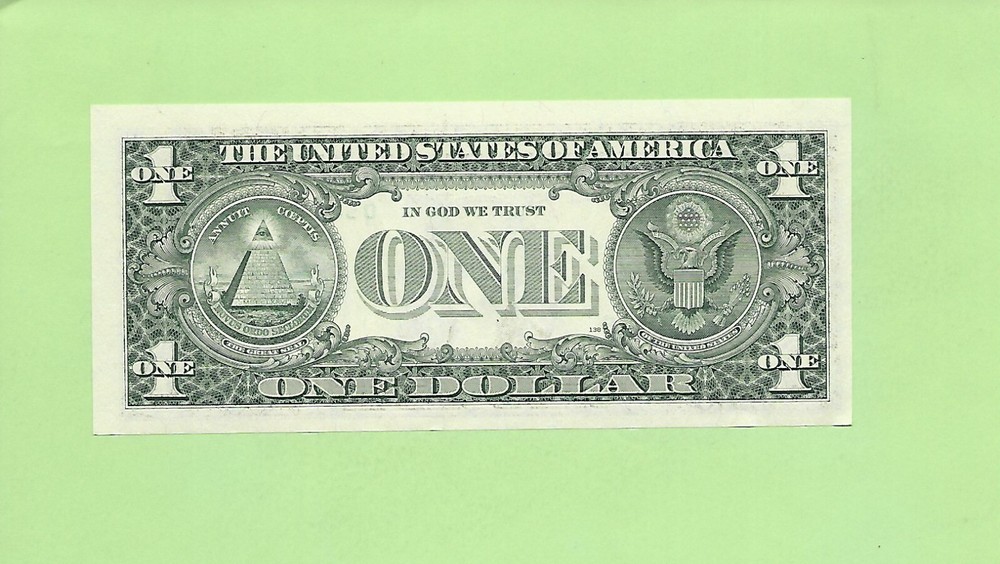 2001 ..UNCIRC $1 D 5421 7074 B .... 2001 $1 D-B NICE NOTE FRN
