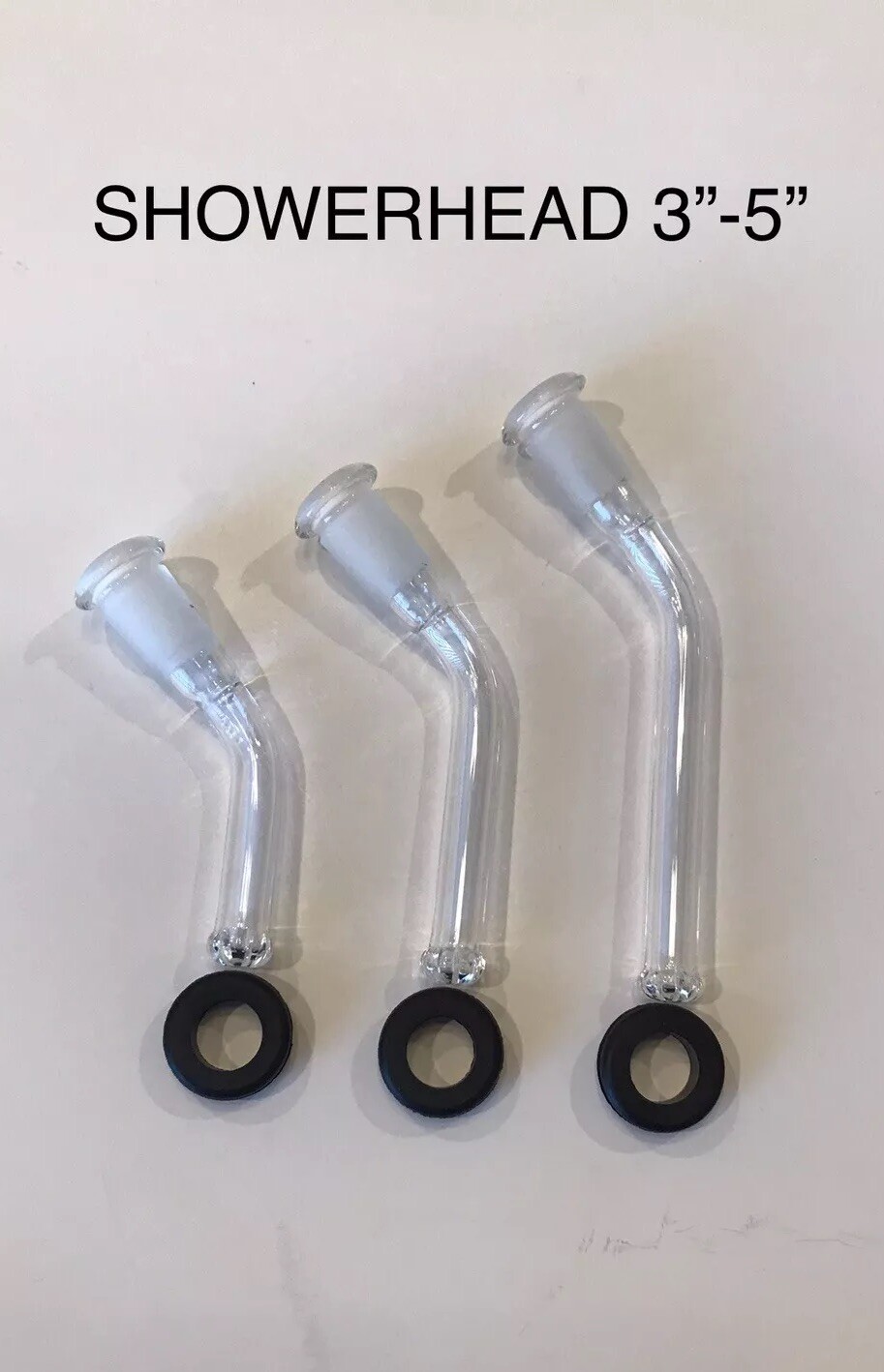 14mm Glass Downstem 45 Degree Curved Bent 3” 4” 5” 6” Inch Grommet Premium Perc